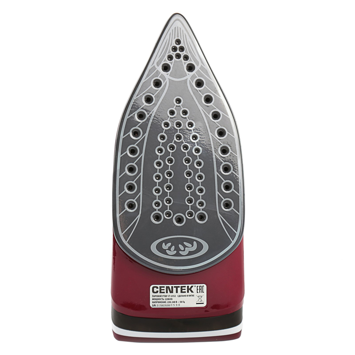 Утюг Centek CT-2352, 2200Вт, эмалированная подошва, 300 мл, паровой удар, самоочистка