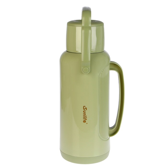 Термос 3200мл, 2 ручки, 1 кружка, микс, 22*42см