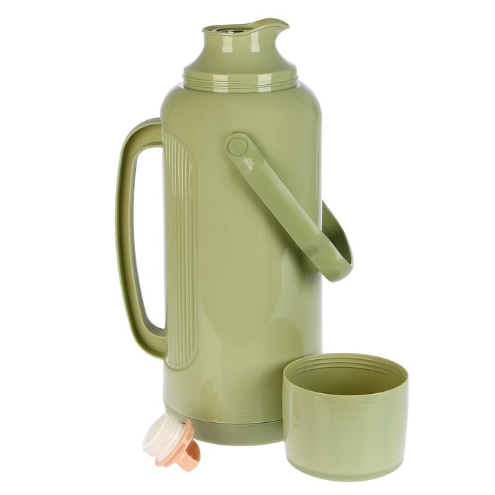 Термос 3200мл, 2 ручки, 1 кружка, микс, 22*42см