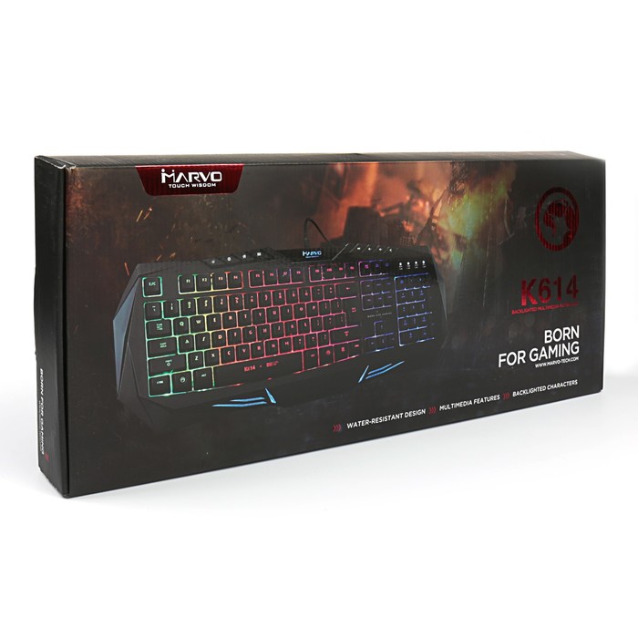 Игровая проводная клавиатура MARVO K614