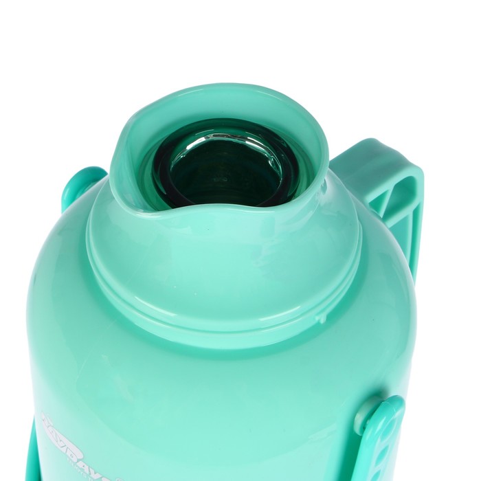 Термос 3200мл, 1 ручка, 2 кружки с ручкой, объемный узор внизу, микс, 22*43см