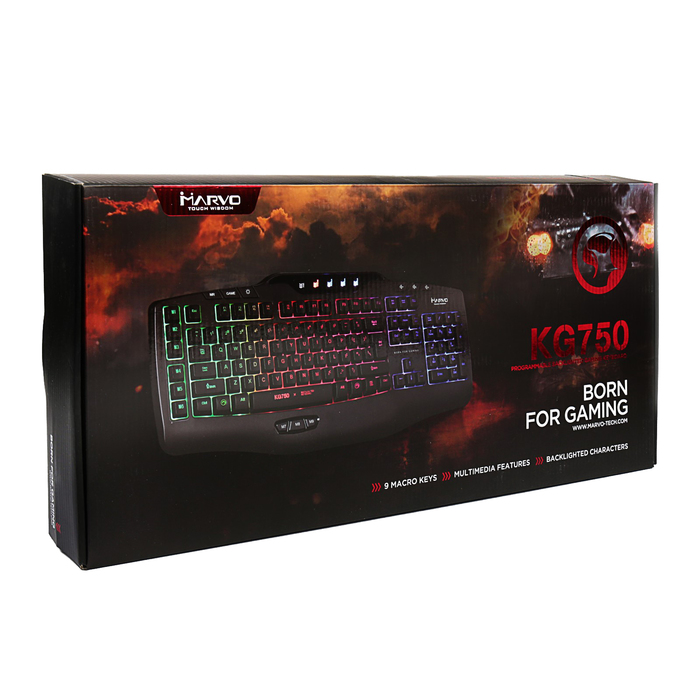 Игровая проводная клавиатура MARVO KG750