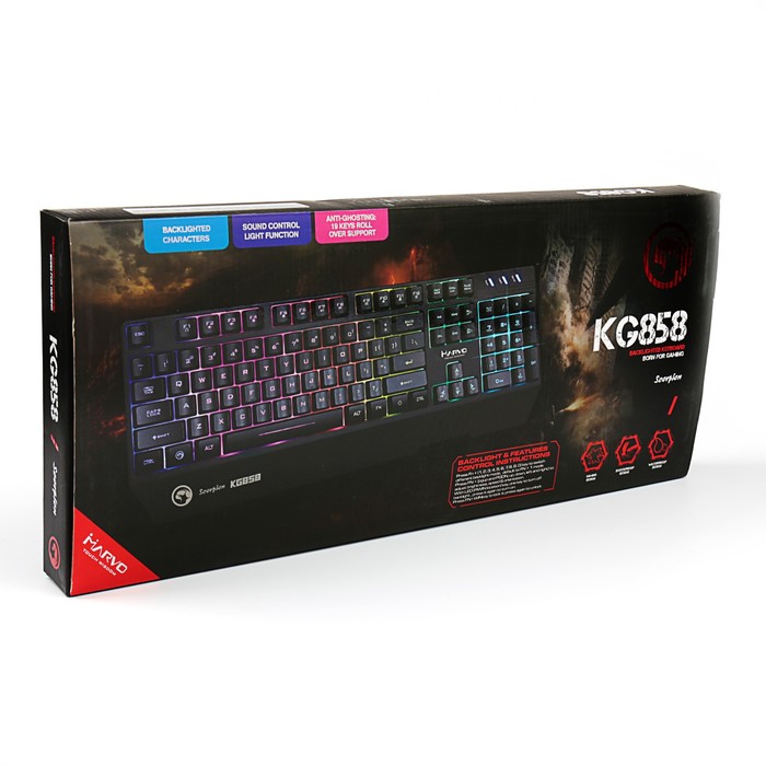 Игровая проводная клавиатура MARVO KG858