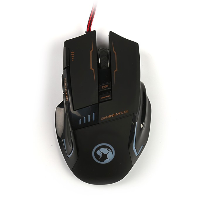 Игровой комплект проводной мыши и коврика MARVO G909+G1