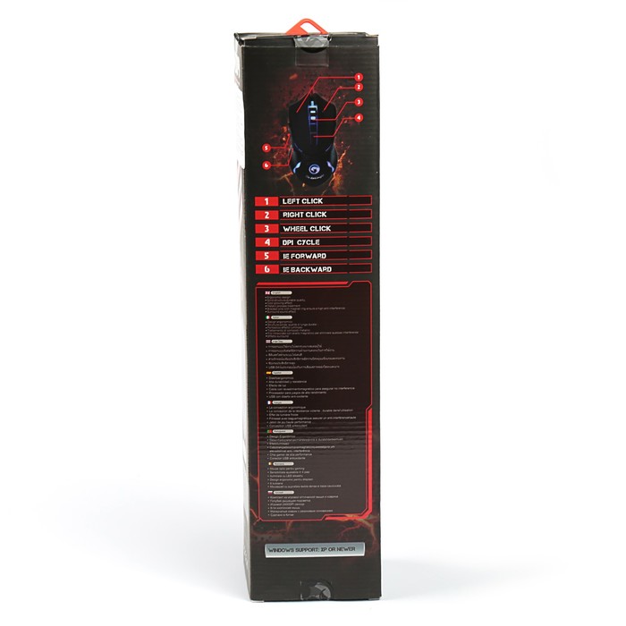 Игровой комплект проводной мыши и коврика MARVO M309+G1