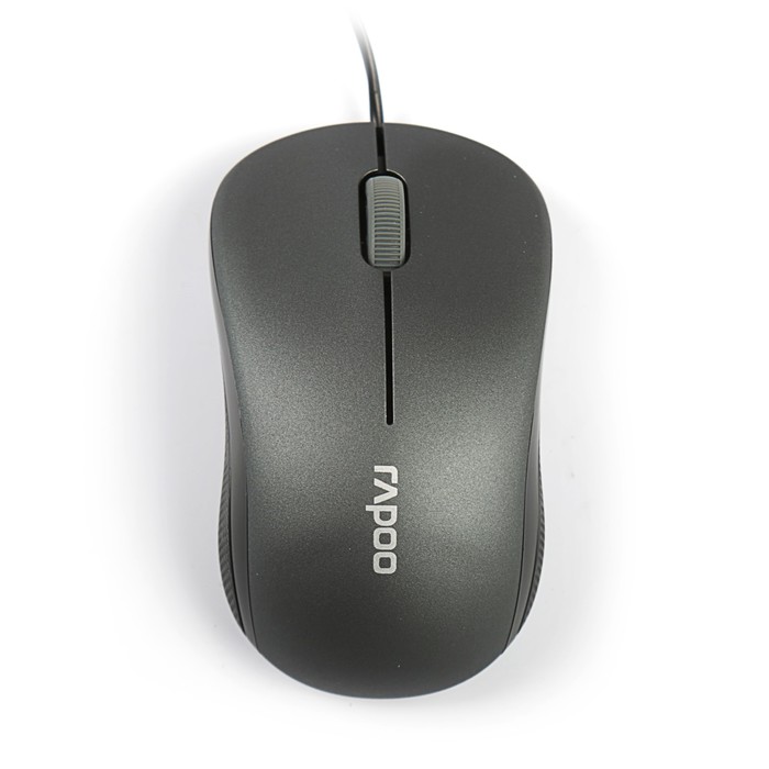 Мышь проводная Rapoo N1130, grey