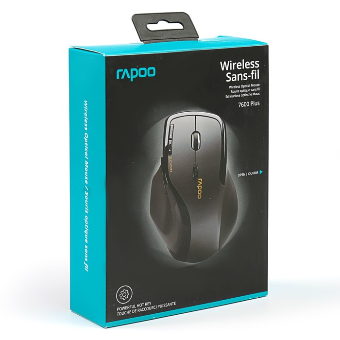 Мышь беспроводная Rapoo 7600 plus, grey