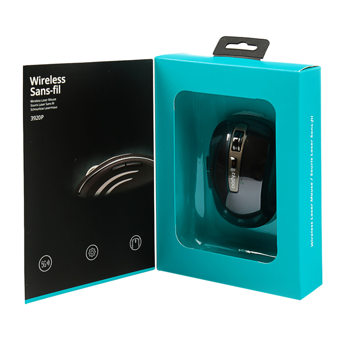 Мышь беспроводная Rapoo 3920P, black