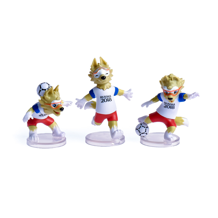 Набор фигурок "Волк Забивака", 6 см, 2018 FIFA World Cup Russia™