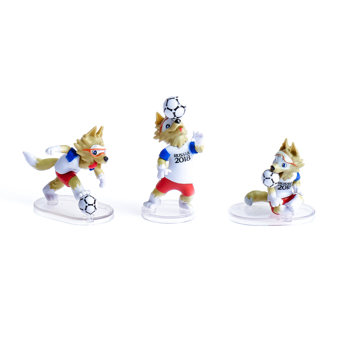 Набор фигурок "Волк Забивака", 6 см, 2018 FIFA World Cup Russia™