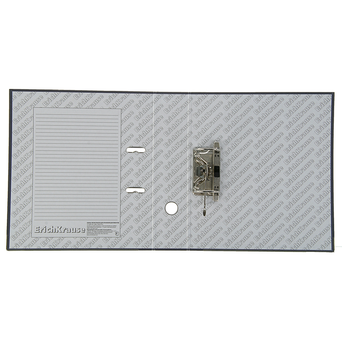 Папка-регистратор А4, 70мм Colors, разборный, серый, этикетка на корешке, металлический кант, картон 2мм, вместимость 450 листов