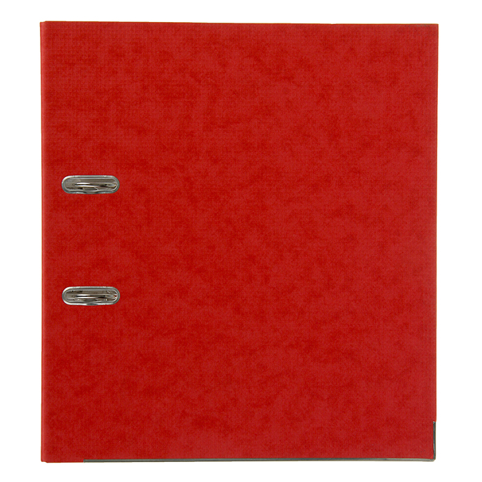 Папка-регистратор А4, 70мм Colors, разборный, красный, этикетка на корешке, металлический кант, картон 2мм, вместимость 450 листов