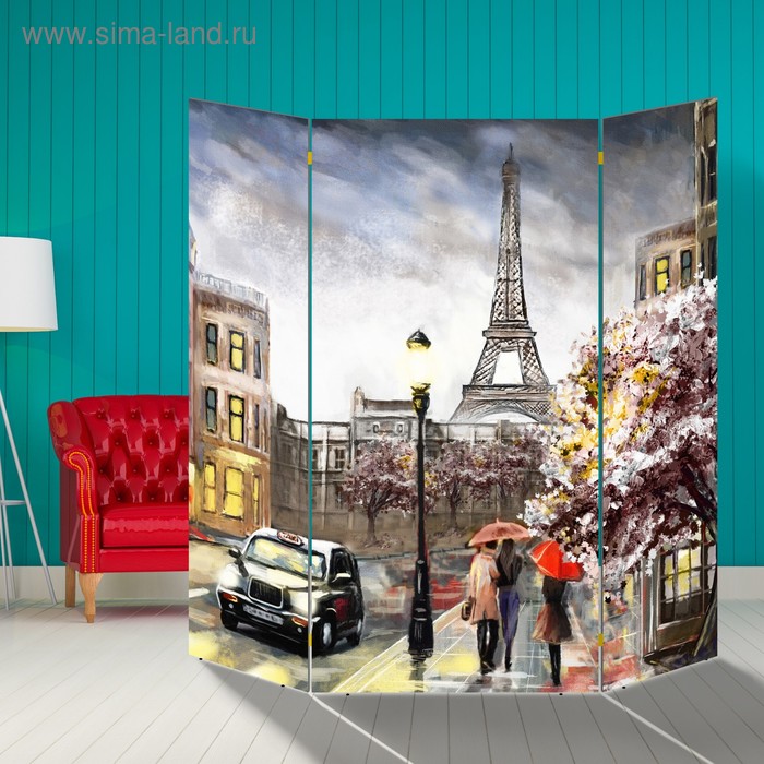 Ширма Париж, 160 × 160 см