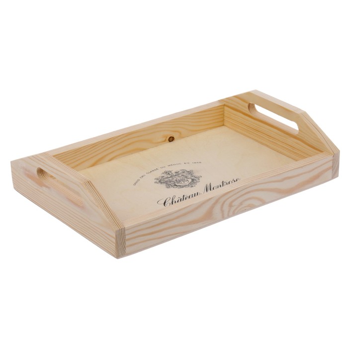 Поднос маленький с декором 20х30х6 см