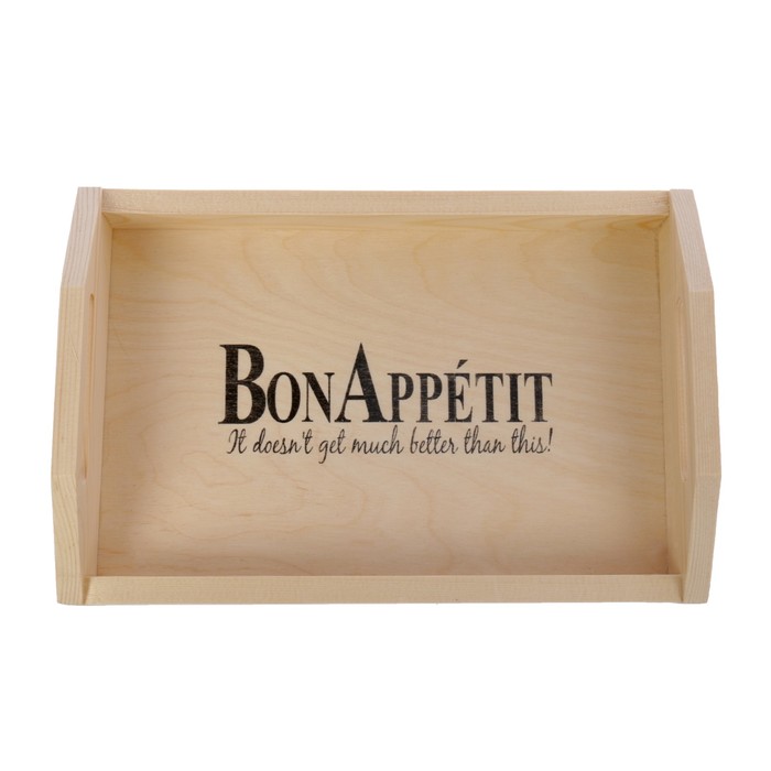 Поднос маленький с декором 20х30х6 см