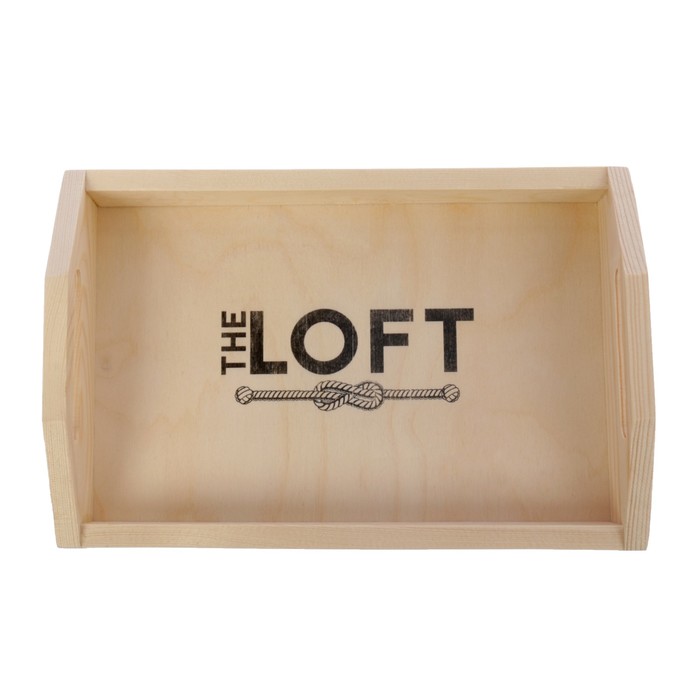 Поднос маленький с декором 20х30х6 см