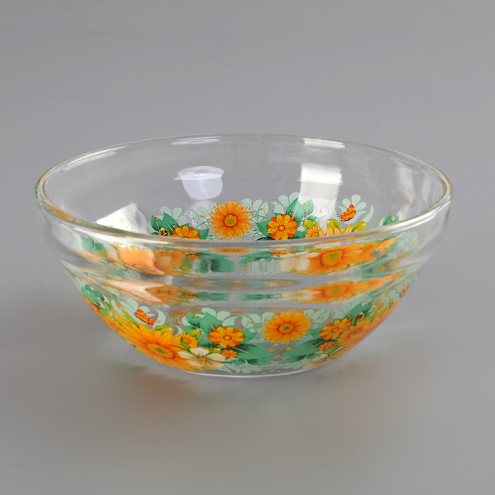 Набор салатников "Подсолнухи", 3 шт: 0,35 л, 0,5 л, 1 л