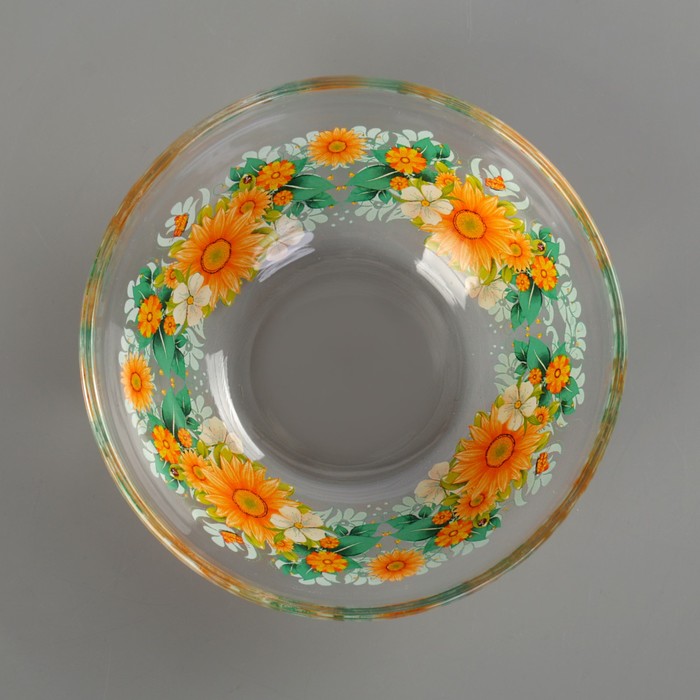 Набор салатников "Подсолнухи", 3 шт: 0,35 л, 0,5 л, 1 л