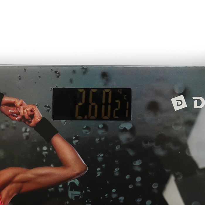 Весы напольные DELTA D-9239, электронные, до 150 кг, "Фитнес 2"