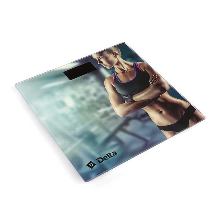 Весы напольные DELTA D-9222, электронные, до 150 кг, "Фитнес"