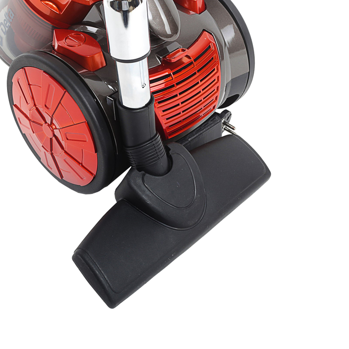 Пылесос DELTA DL-0826, 1600Вт, циклонного типа, оранжевый