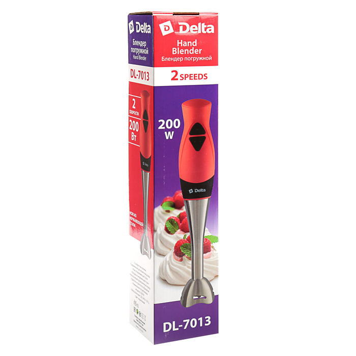 Блендер DELTA DL-7013, 200 Вт, оранжевый