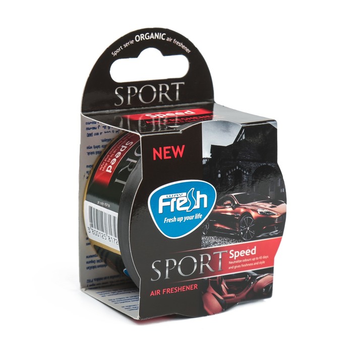 Ароматизатор FRESH WAY, комбинированный, Скорость, серия VICTORY2000, KSP06