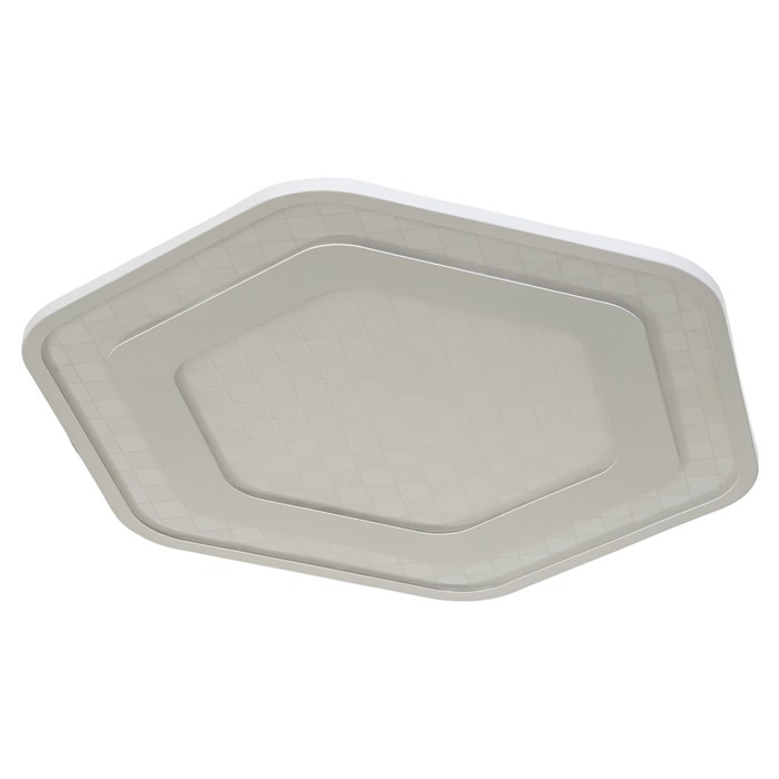 Люстра "Арника" 1 лампа 52W LED с пультом управления белый 52х47х10 см.