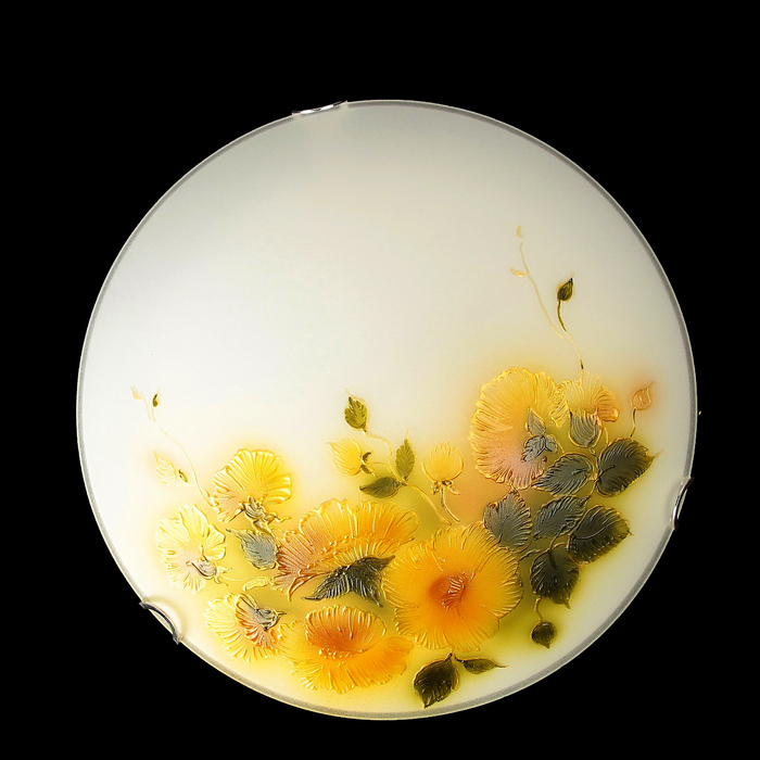 Светильник настенно-потолочный 1906 "Ветка шиповника" D300 2x60Вт E27