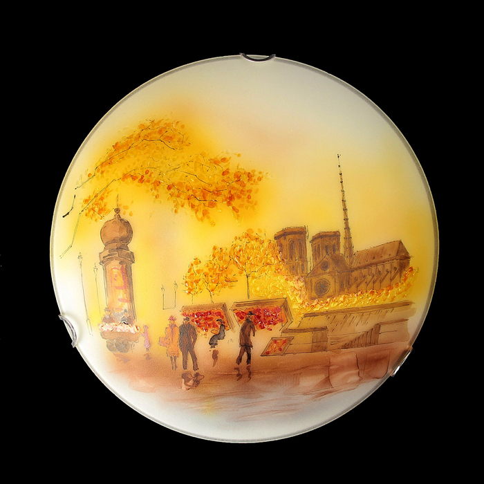 Светильник настенно-потолочный 1908 "Аллея" D300 2x60Вт E27