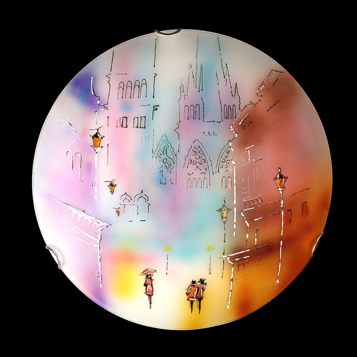 Светильник настенно-потолочный 1913 "Кельн" D300 2x60Вт E27