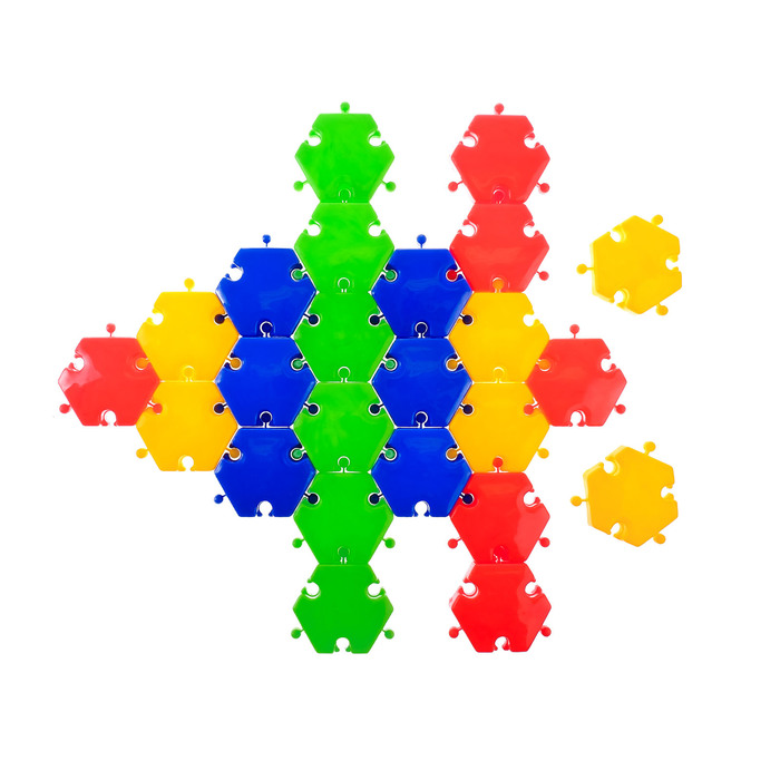 Мозаика «Большие крабики. На лугу», 24 элемента