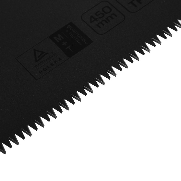 Ножовка по дереву NEO, 450 мм, 7TPI, 3D лазерная заточка, угольник, тефлоновое покрытие