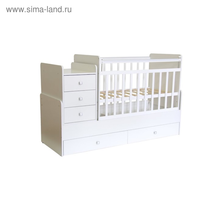Детская кровать-трансформер «Фея 1100», цвет белый
