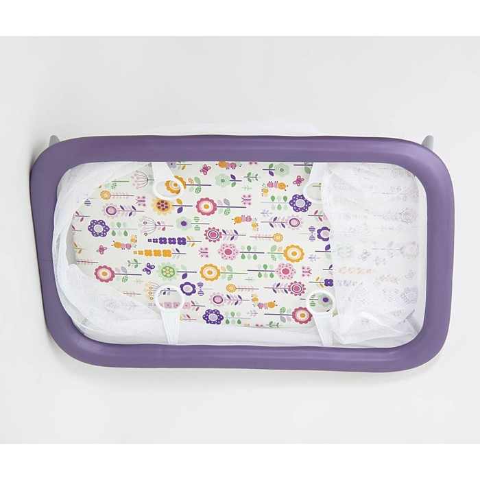 Манеж детский «Фея Классика. Яркий луг», цвет фиолетовый