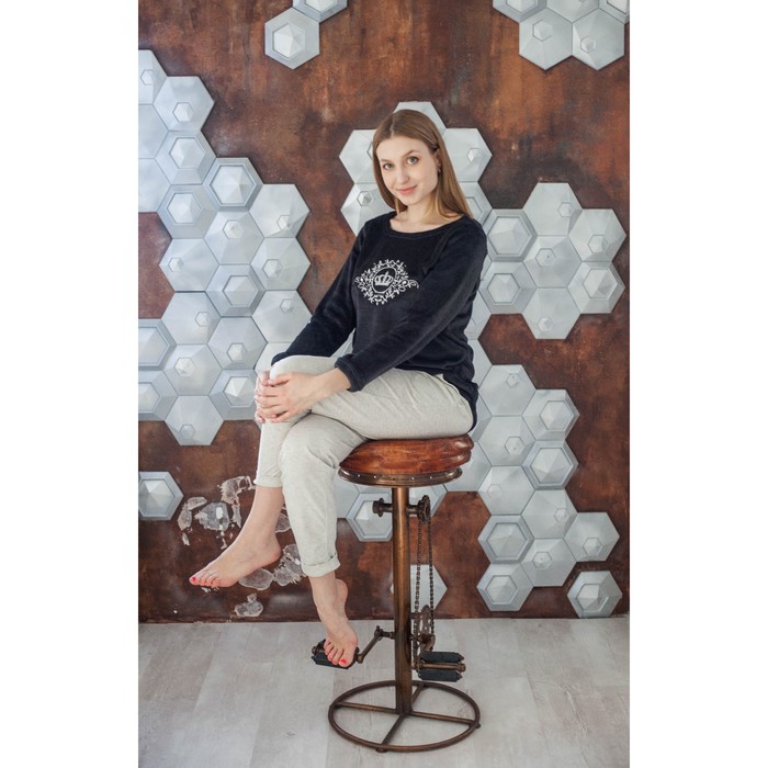 Джемпер женский KAFTAN "Queen" чёрный, р-р 42-44, 100% п/э, велсофт