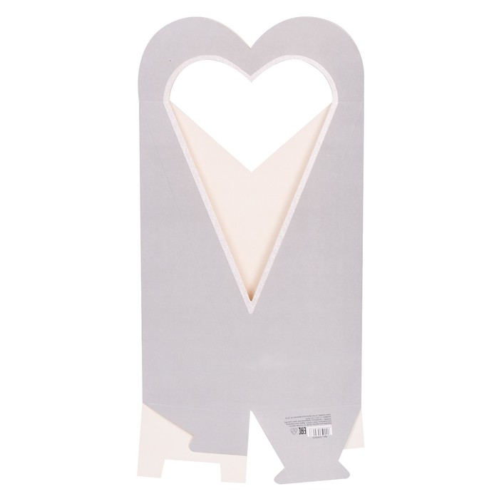 Коробка–сердце «Лаконичность», 45 х 22 см