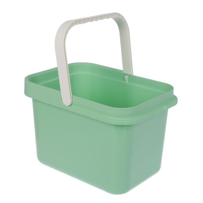 Ведро прямоугольное 12 л, цвет мятный