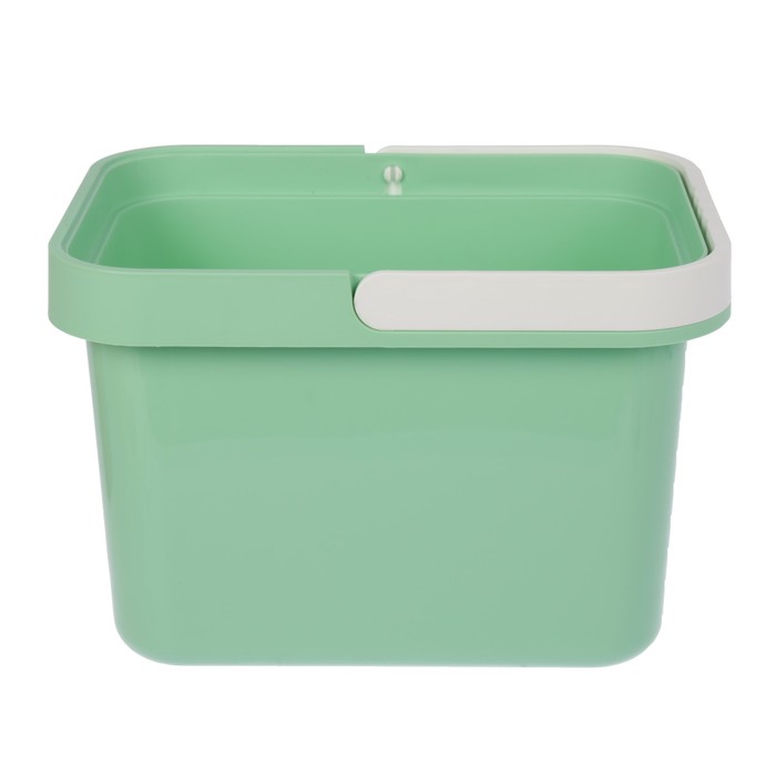 Ведро прямоугольное 12 л, цвет мятный