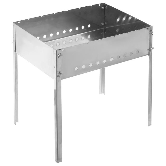 Мангал размер 500х350х500, нержавейка, толщина 1,5 мм