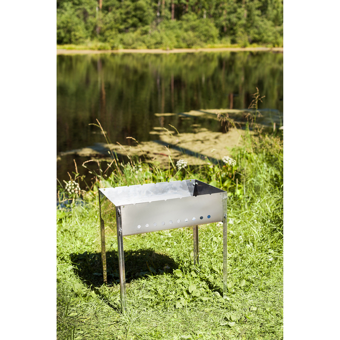 Мангал размер 500х350х500, нержавейка, толщина 1,5 мм