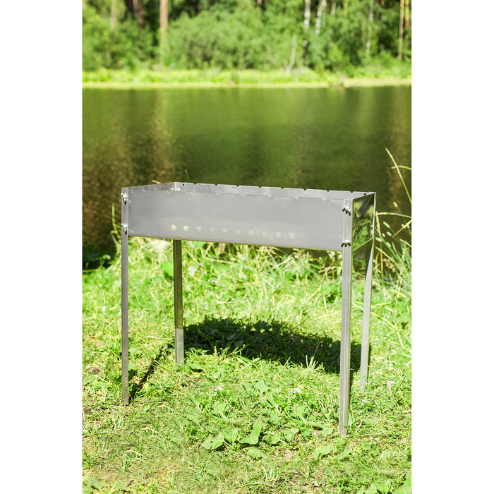 Мангал размер 620х350х620, нержавейка, толщина 1,5мм