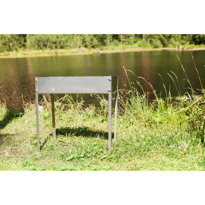 Мангал размер 620х350х620, нержавейка, толщина 1,5мм