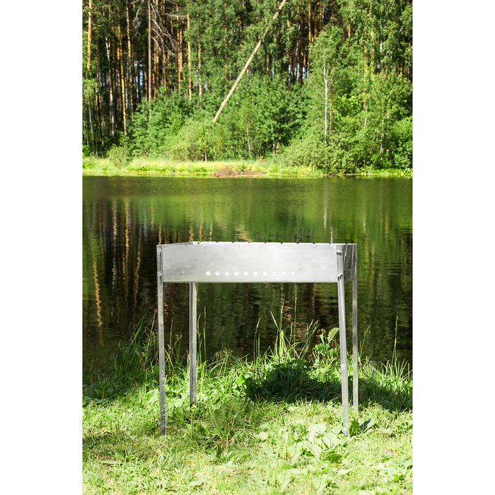 Мангал размер 700х300х700, нержавейка, толщина 1,5 мм