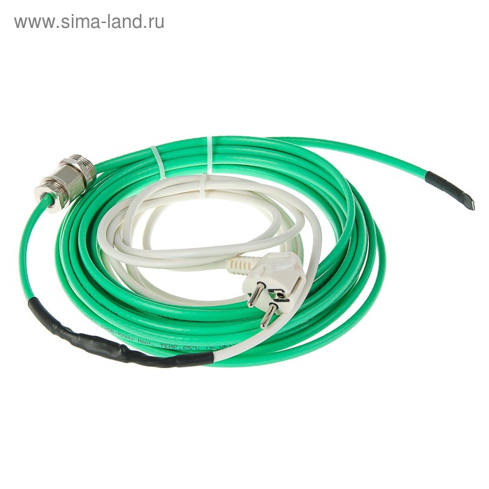 Греющий кабель xLayder Pipe EHL-16CT-8, пищевой, внутрь трубы, 8 м, 16 Вт/пог м