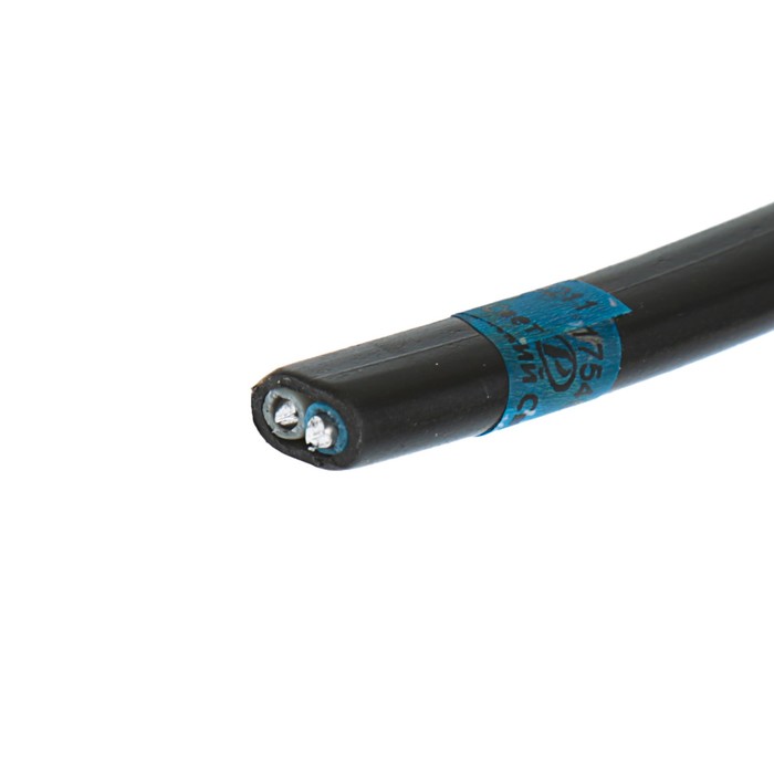 Кабель &quot;Альгиз К&quot;,  АВВГ, 2 х 4.0 мм2, плоский, 20 м, черный