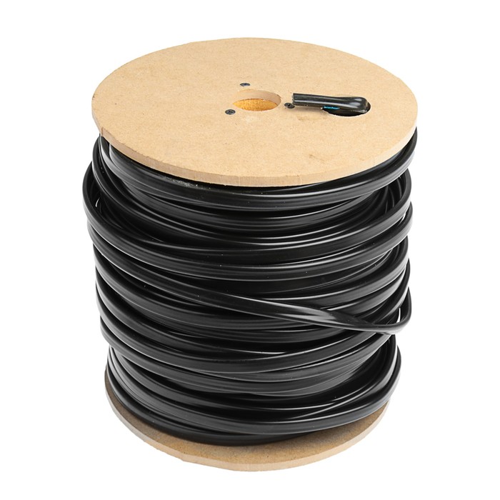 Кабель "Альгиз К", АВВГ, 3 х 4.0 мм2, плоский, 100 м, черный