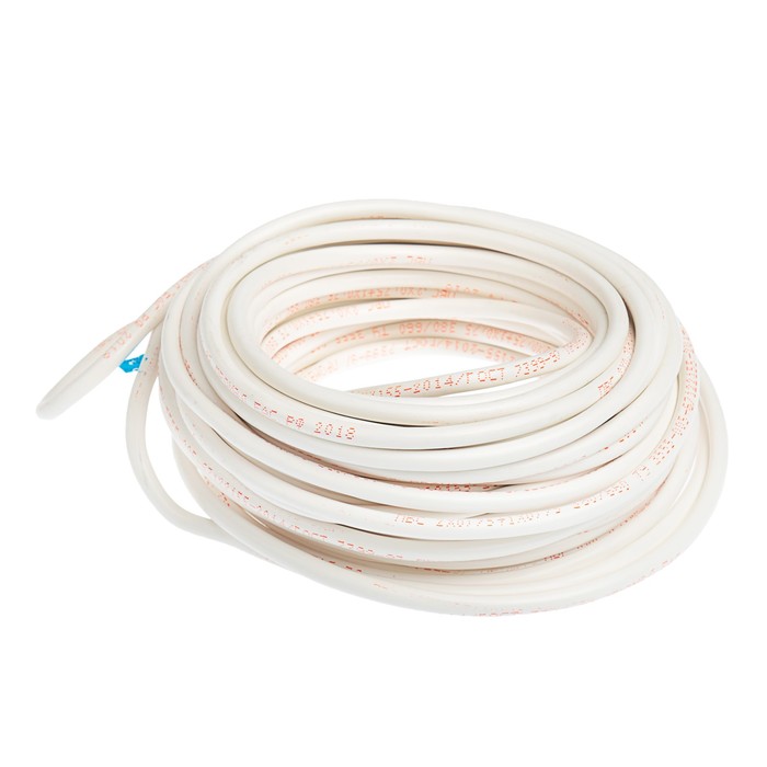 Провод "ПромЭл", ПВС, 3 х 0.75 мм2, 20 м, белый