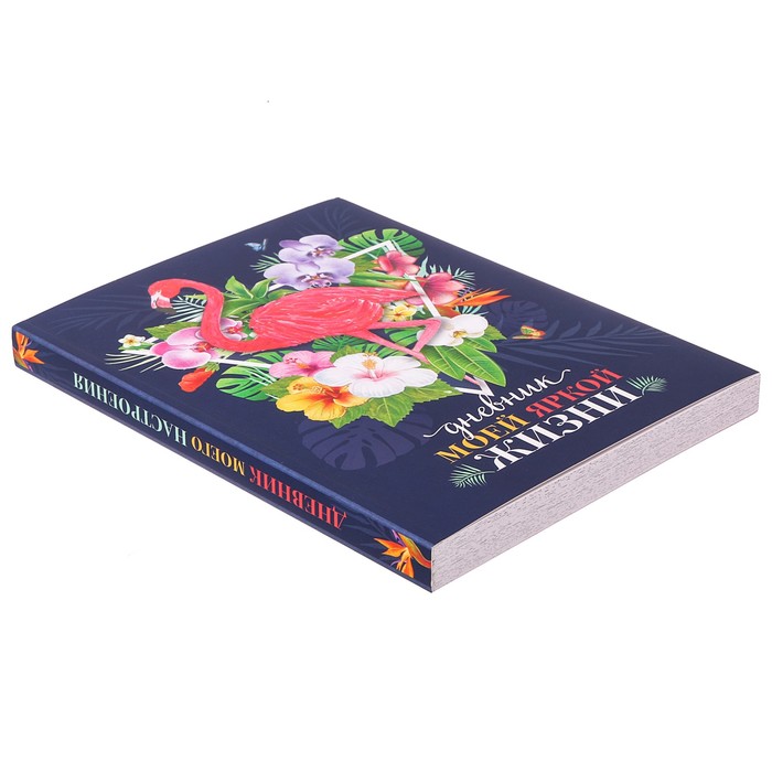 Подарочный набор "Пусть ярким будет каждый день": смешбук с раскраской и карандаши, 6 шт.