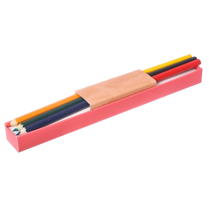 Подарочный набор "Пусть ярким будет каждый день": смешбук с раскраской и карандаши, 6 шт.